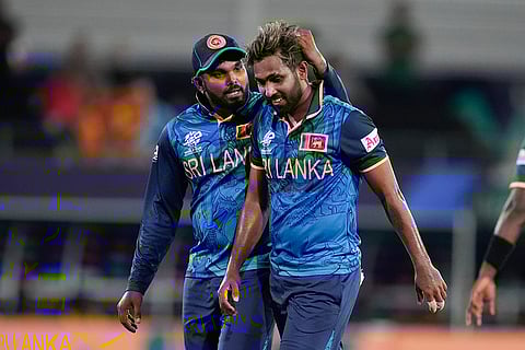 Nuwan Thushara dismisses Rishad Hossain